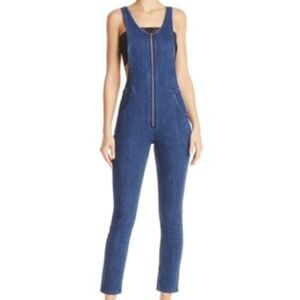 Free People Jax Denim Jumpsuit